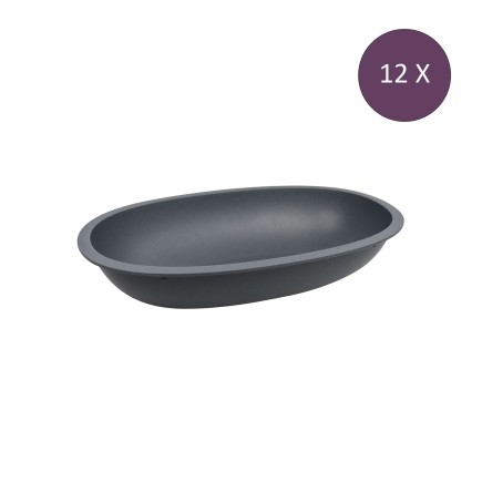 12 plateaux de service ovale 800 ml
